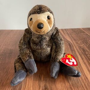 3 FOR $25: Authentic TY Beanie Babies Slowpoke the Sloth, 1999. NWT